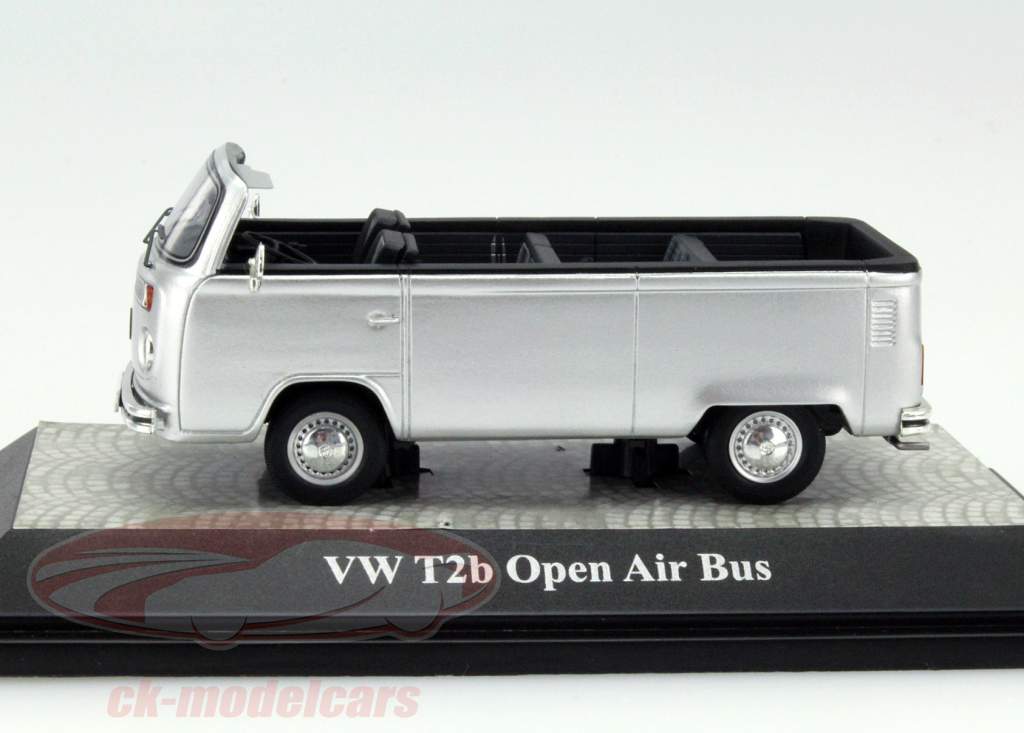 Volkswagen VW T2b Open Air Bus silber 1:43 PremiumClassiXXs