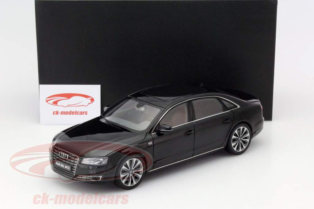 Audi A8L W12 Baujahr 2014 phantom schwarz 1:18 Kyosho