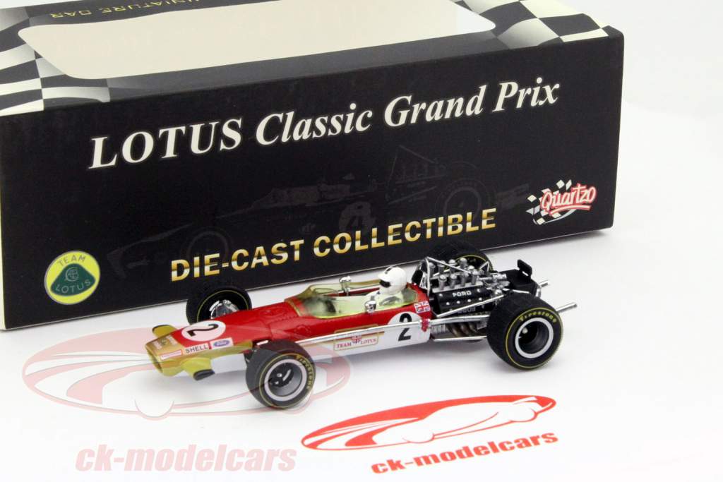 车手:理查德·阿特伍德~莲花 49b #2 摩纳哥大奖赛一级方程式1969年 1:43 Quartzo