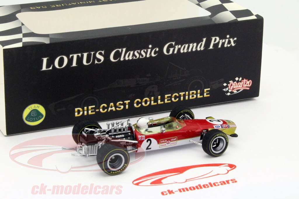 Richard Attwood Lotus 49b #2 Monaco GP Formel 1 1969 1:43 Quartzo