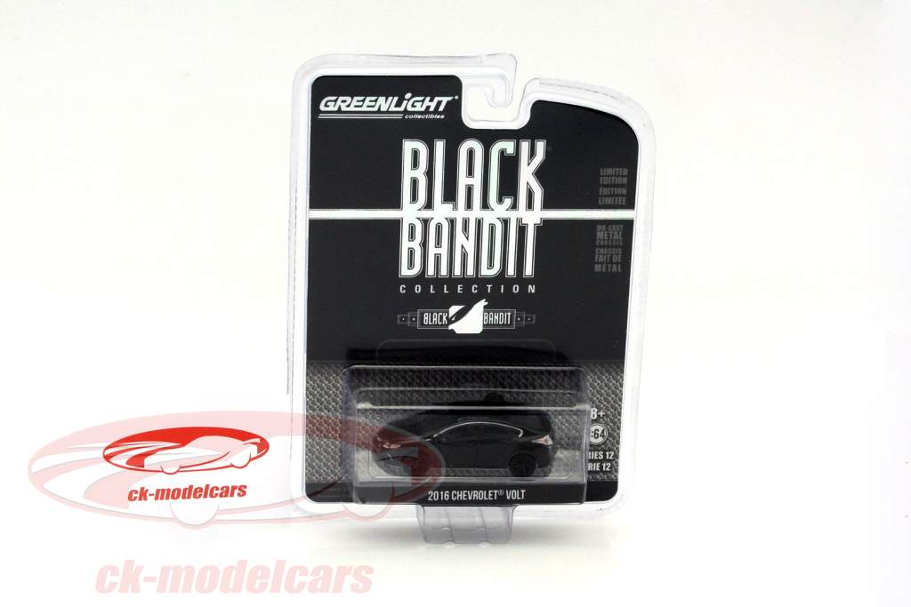 Chevrolet Volt Year 2016 black 1:64 Greenlight