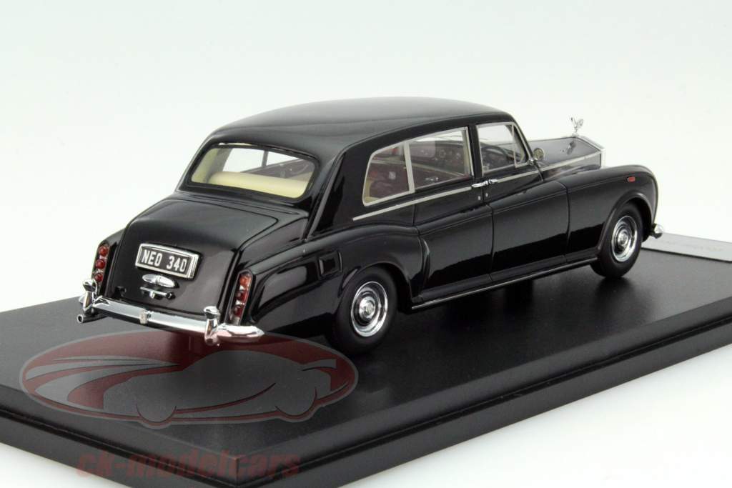 Rolls Royce Phantom VI EWB preto RHD 1:43 Neo