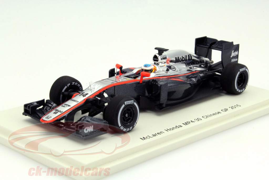 Spark 1/43 McLaren Honda MP4-30 アロンソ日本GP エブロ 1/43 マクラーレン ホンダ MP4-30 2015 F1 日本GP #14 F