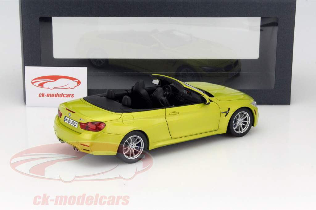 BMW M4 (F83) Convertible austin gelb 1:18 ParagonModels