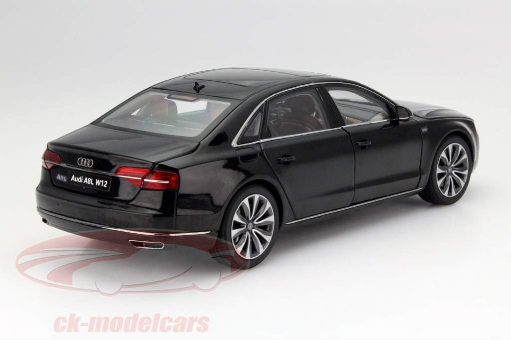 Audi A8L W12 Baujahr 2014 phantom schwarz 1:18 Kyosho
