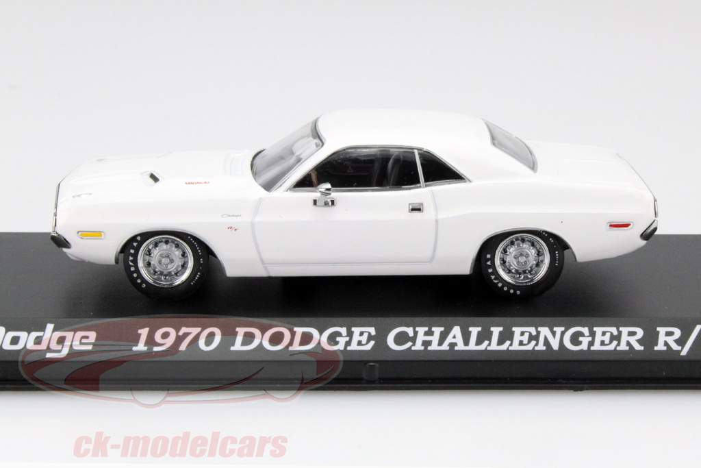 Dodge Challenger R/T Ano 1970 branco 1:43 Greenlight