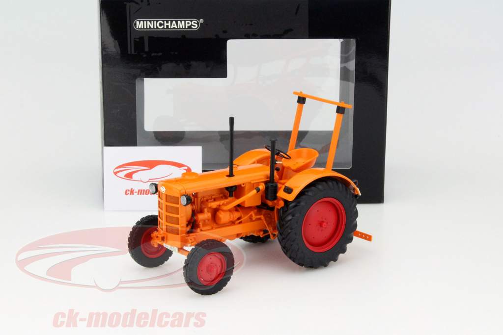 Hanomag R28 Traktor Год 1953 оранжевый 1:18 Minichamps