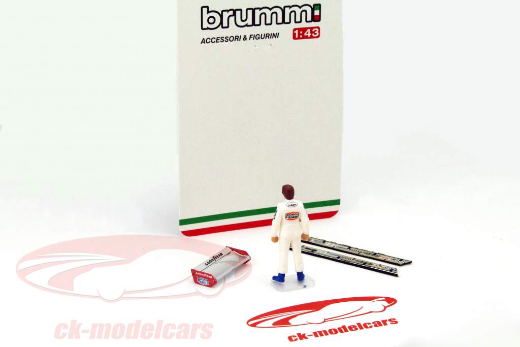 车手人偶:吉尔斯•维伦纽夫~一级方程式1982年配附件 1:43 Brumm