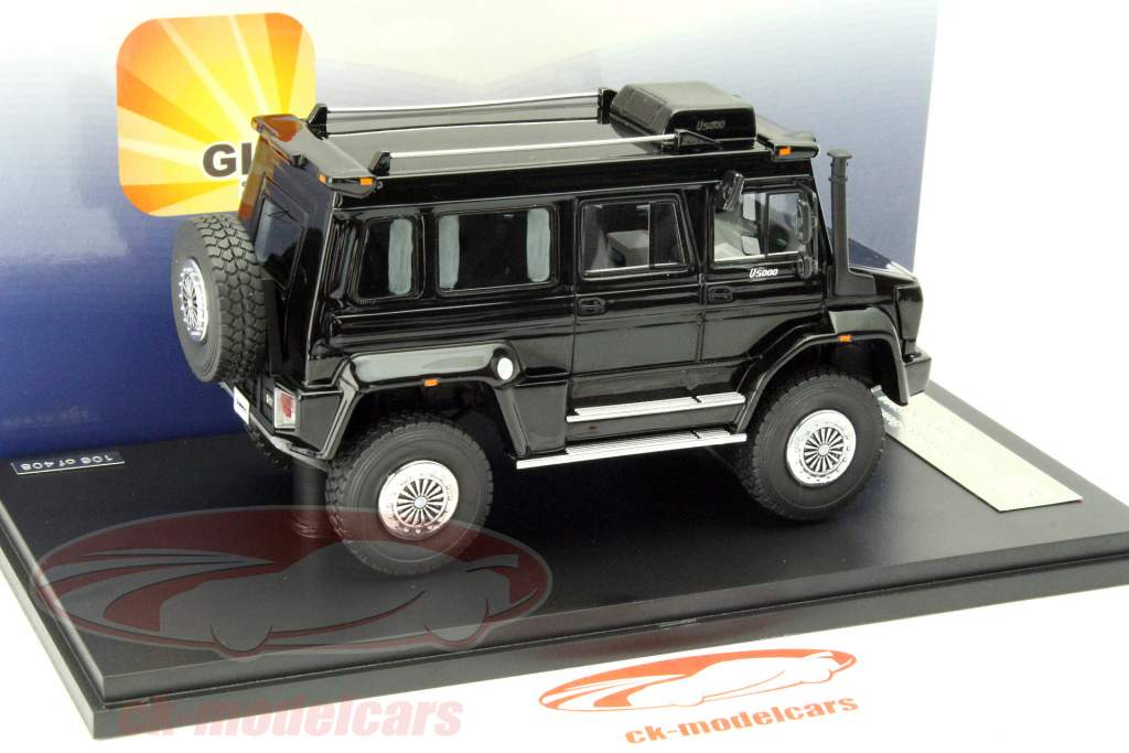 Mercedes-Benz ウニ​​モグ 荷馬車 U5000 イヤー 2012 黒 1:43 GLM