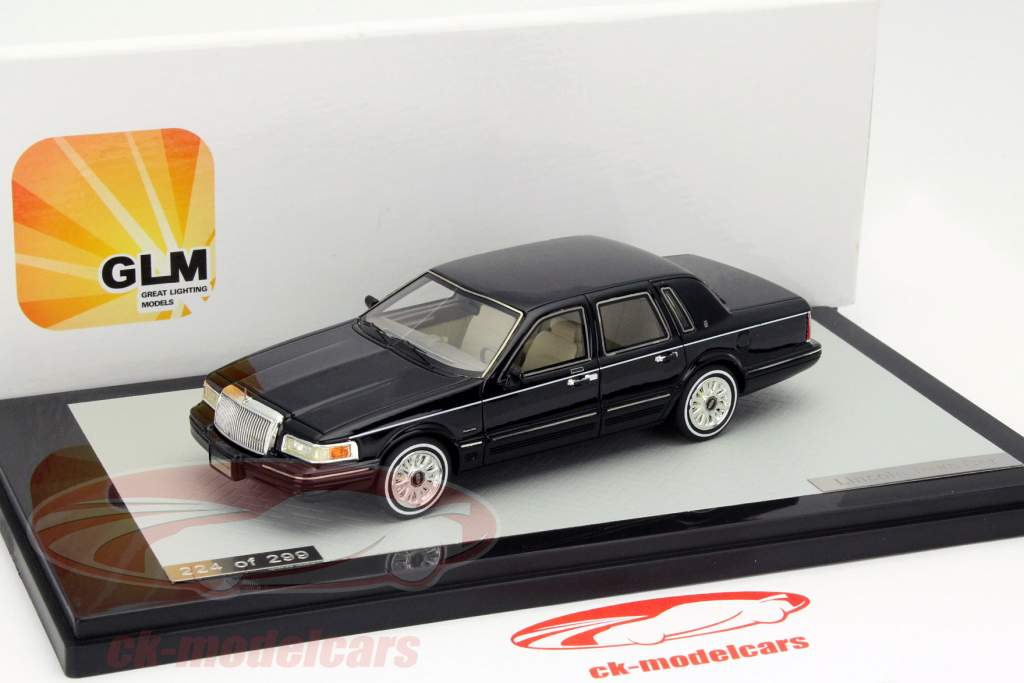 Great Lighting Models 1:43 Lincoln Town Car Year 1997 black