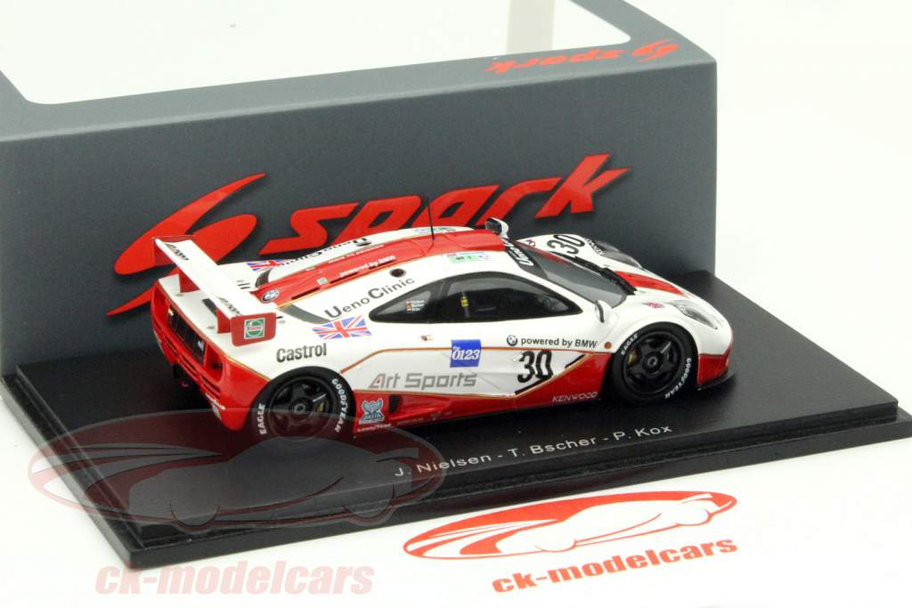 McLaren F1 GTR #30 4th 24h LeMans 1996 Nielsen / Bscher / Kox 1:43 Spark