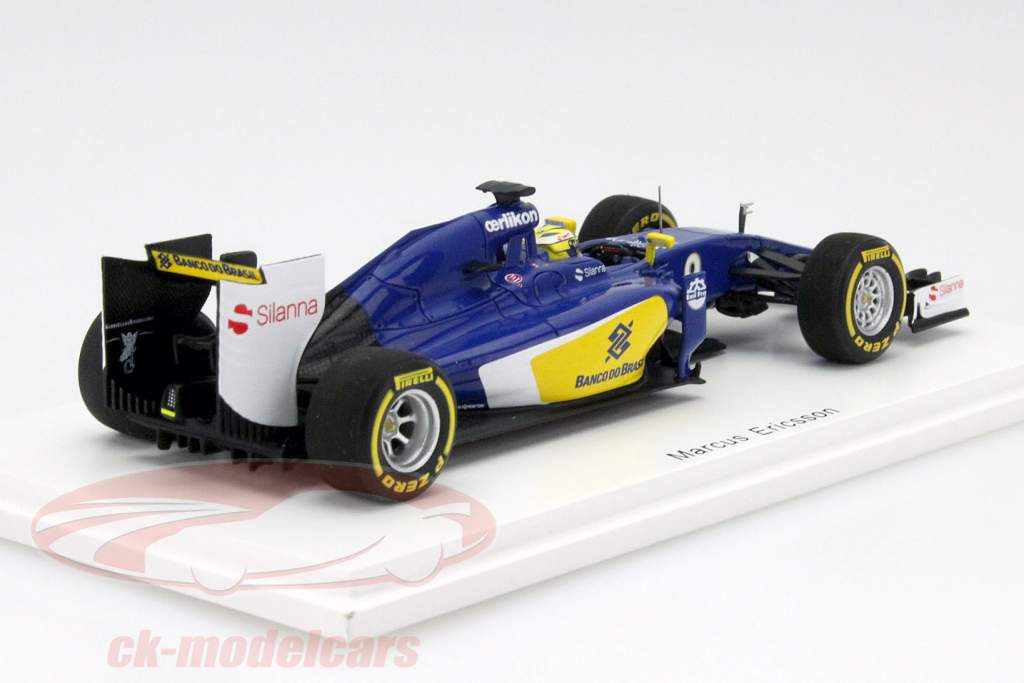Marcus Ericsson Sauber Ferrari C34 #9 Fórmula 1 2015 1:43 Spark