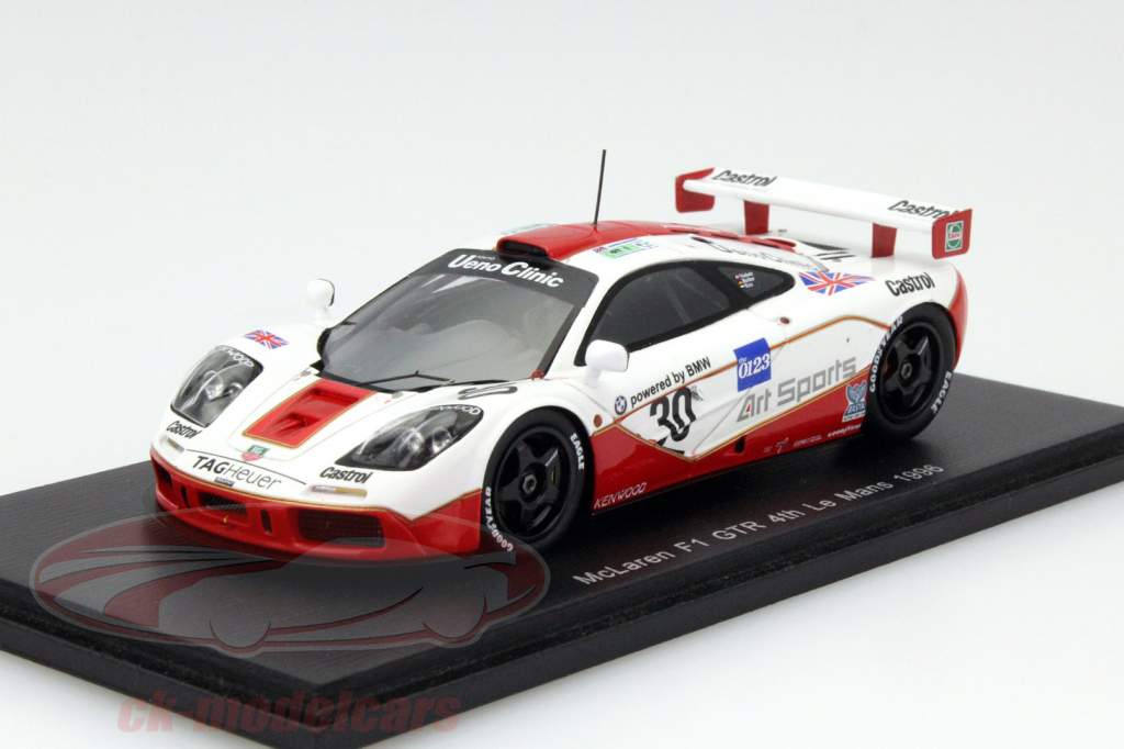 McLaren F1 GTR #30 4th 24h LeMans 1996 Nielsen / Bscher / Kox 1:43 Spark