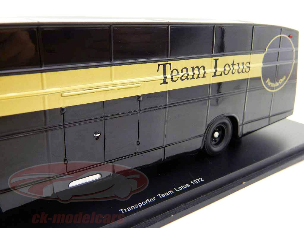 Transporter l'équipe Lotus de Formule 1 1972 1:43 Spark