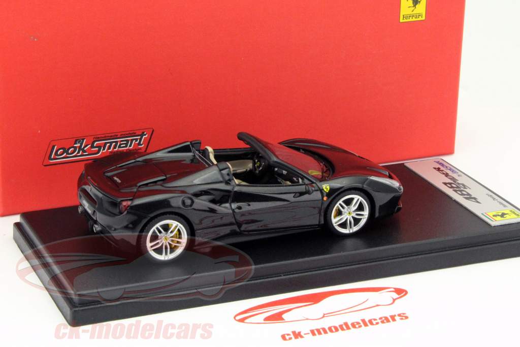 法拉利 488 Spider IAA 法兰克福车展 2015年 黑色 1:43 LookSmart