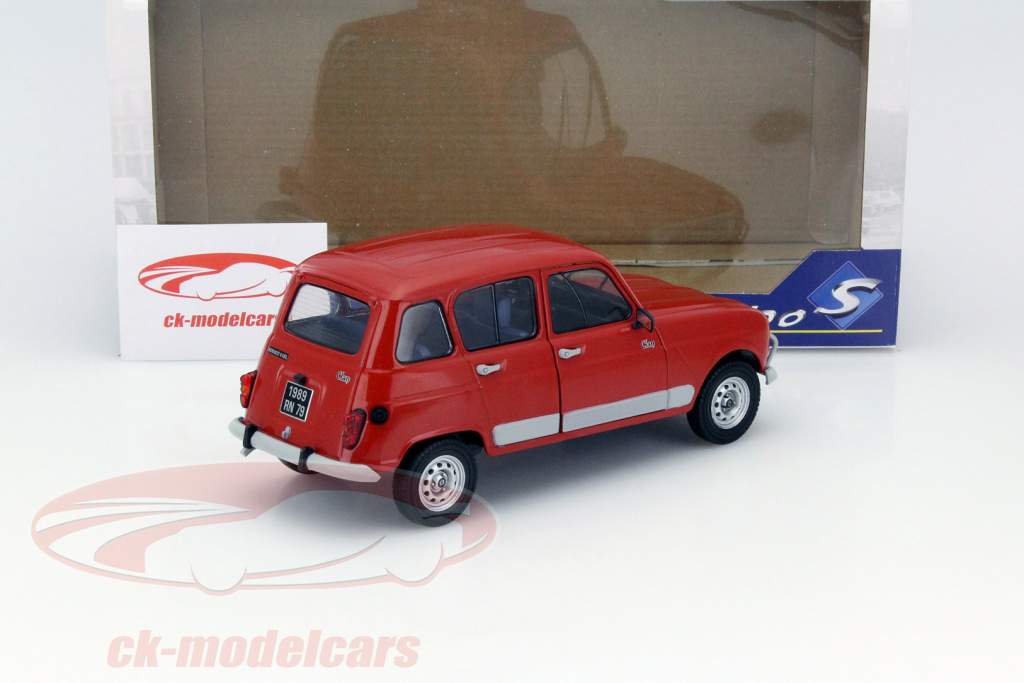 まつまつ SOLIDO Renault R4 GTL 1/18 Solido 1:18 Renault 4L GTL year 1978 beige S1800101 model
