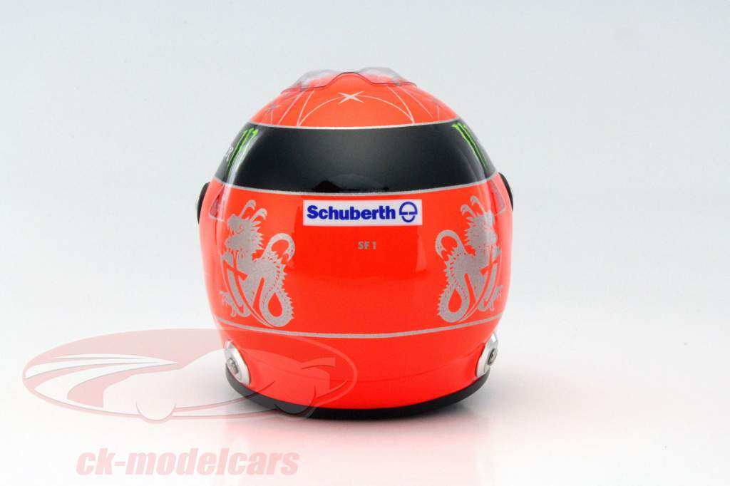 Schumacher Mercedes GP Formule 1 2011 1:02 casque Schuberth