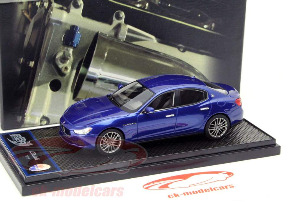 Maserati Ghibli Année 2013 bleu 1:43 BBR