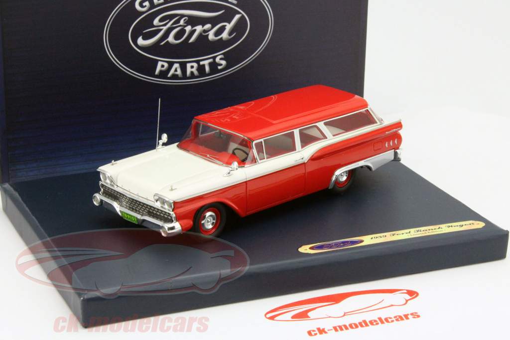 Ford Ranch Wagon Baujahr 1959 rot 1:43 Motorhead