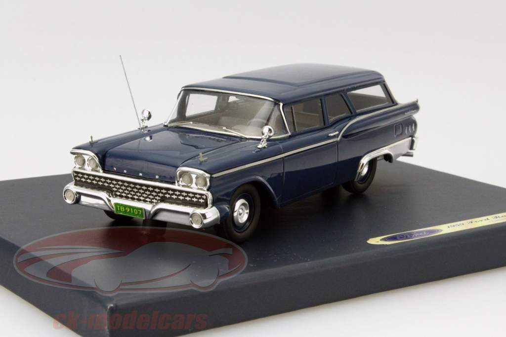 福特 Ranch Wagon 1959年 蓝色 1:43 Motorhead