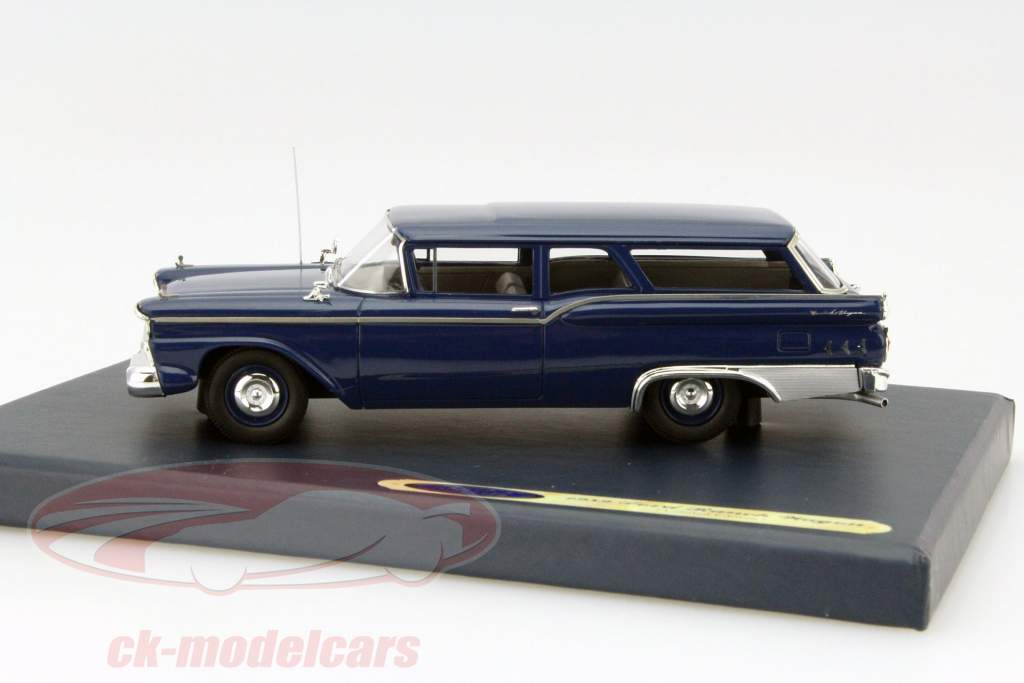 福特 Ranch Wagon 1959年 蓝色 1:43 Motorhead