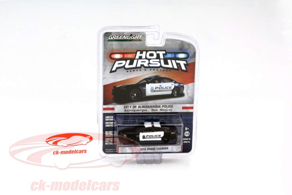 Dodge Charger Baujahr 2012 Albuquerque, New Mexiko Police 1:64 Greenlight
