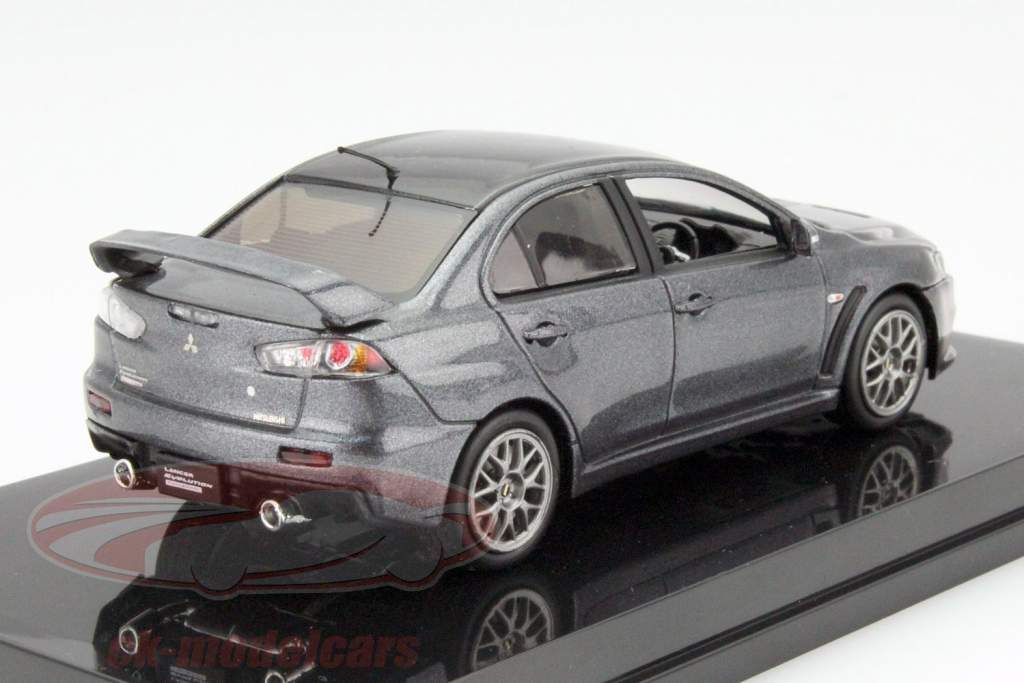 Mitsubishi Lancer Evolution X Year 2012 Grey metallic 1:43 Vitesse