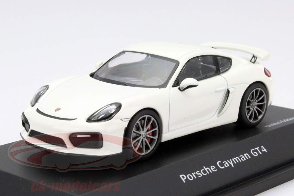 Porsche Cayman GT4 белый 1:43 Schuco