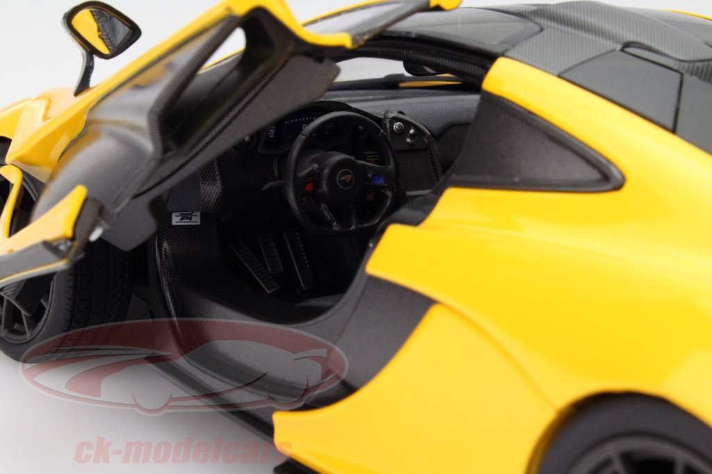 McLaren P1 År 2013 Volcano gul 1:18 TrueScale