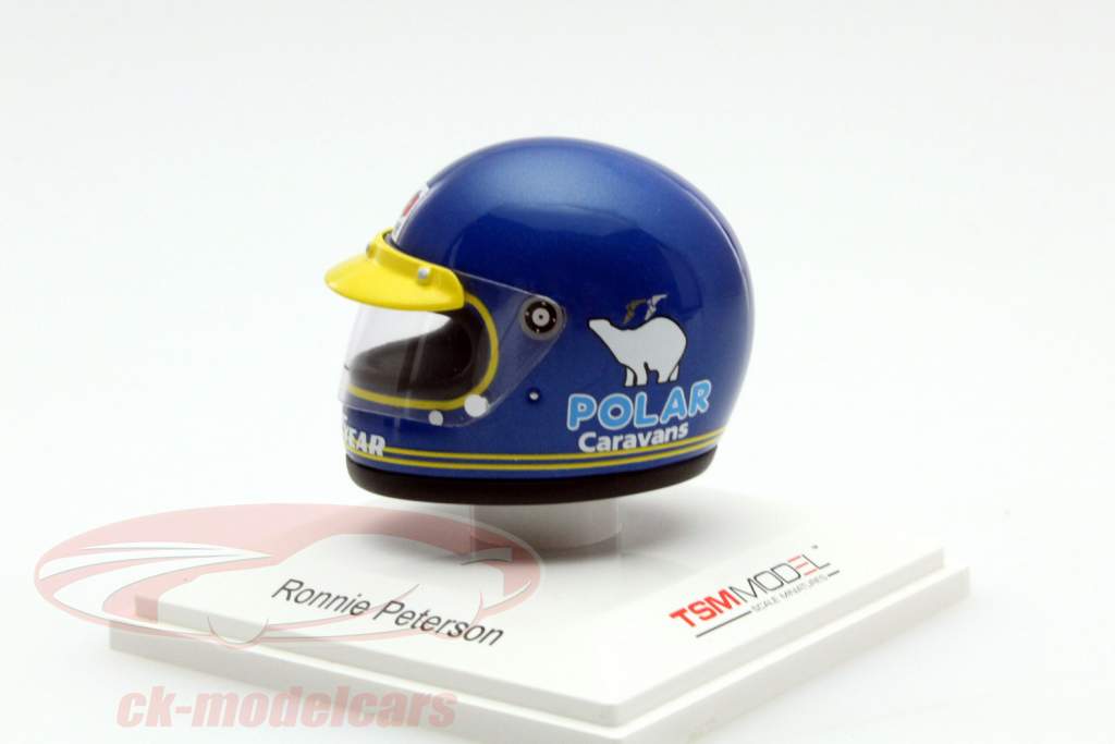 车手:鲁尼·皮特森~泰瑞尔 一级方程式1977年 头盔 1:8 TrueScale