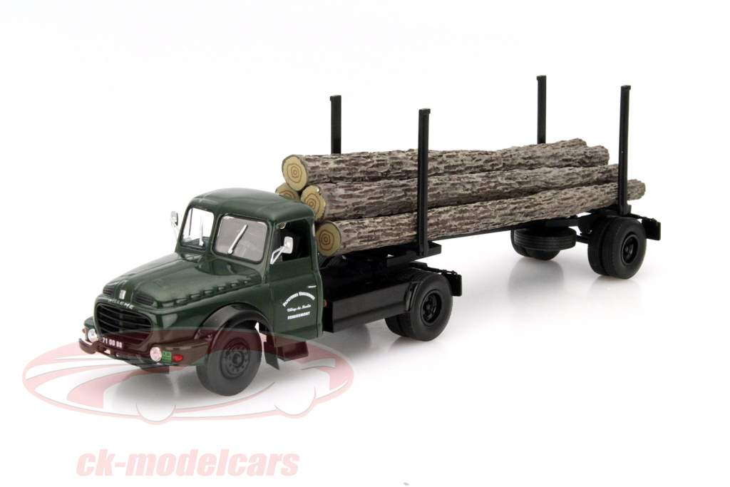 Willeme LD610 Fardier verde oscuro / negro 1:43 Norev