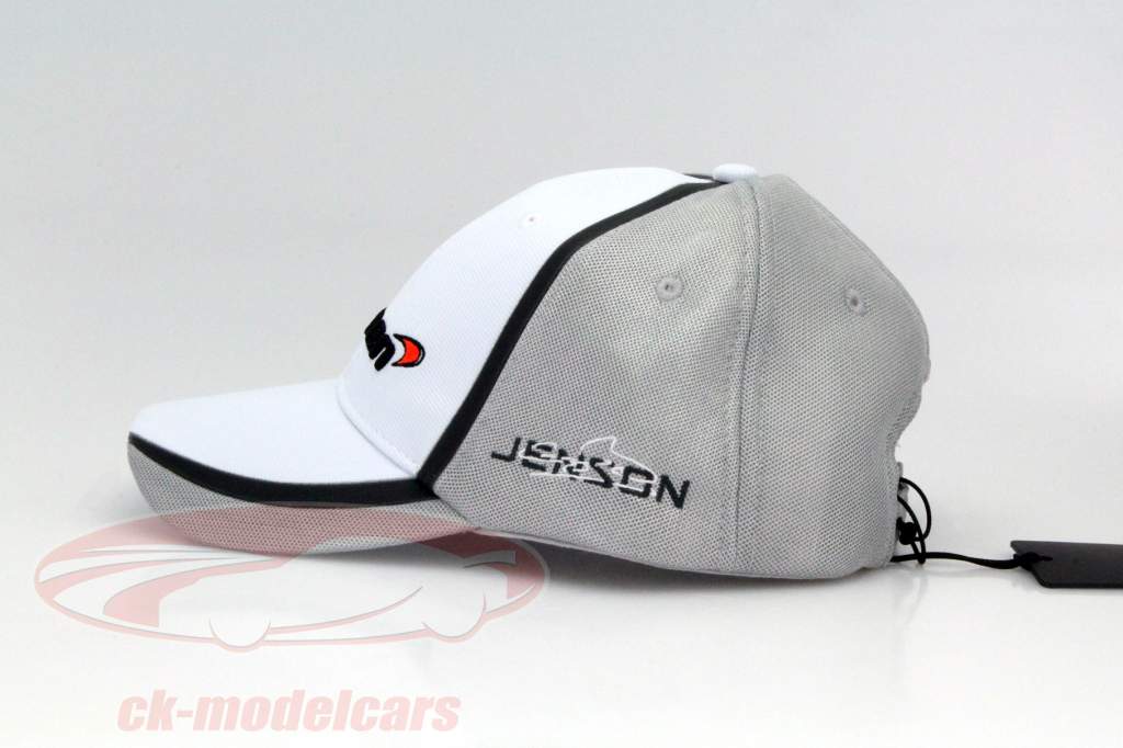 Jenson Button Driver Cap McLaren Mercedes Formel 1 2014 hvid / sort / grå