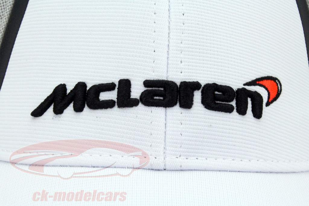 Jenson Button Driver Cap McLaren Mercedes Formel 1 2014 hvid / sort / grå