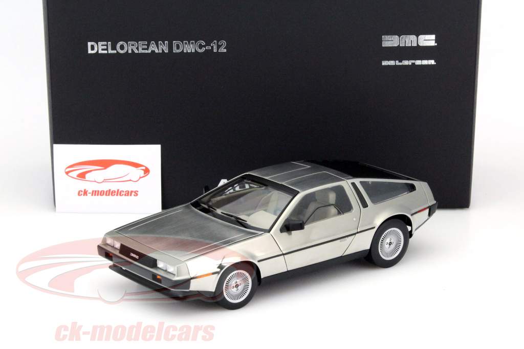 DeLorean DMC12 Year 1981 silver 1:18 AUTOart