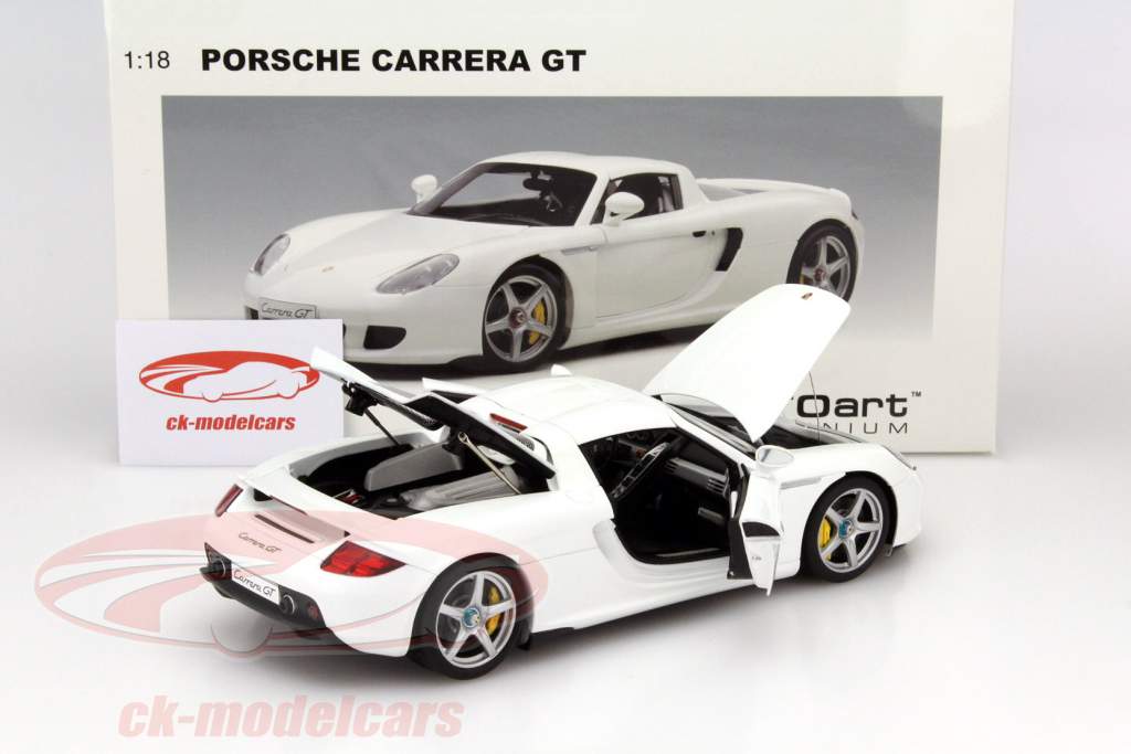 保时捷卡雷拉 GT白色 1:18 奥拓 AUTOart