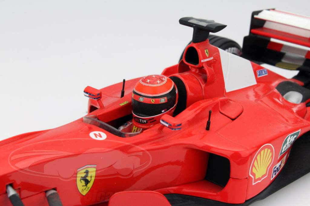 HotWheels 1:18 M. Schumacher Ferrari F1 2000 #3 World