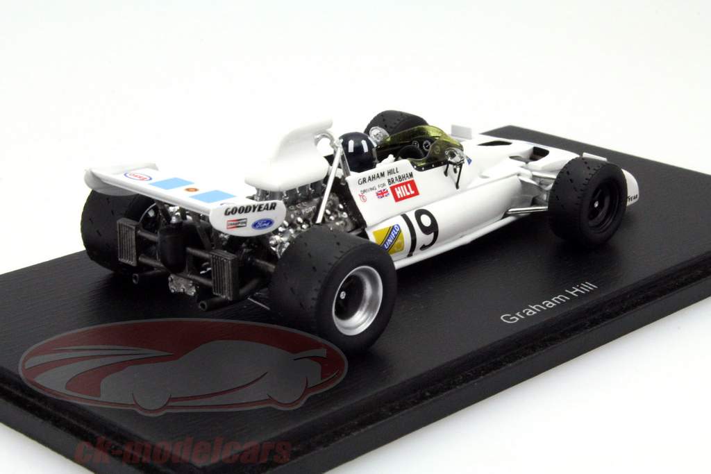 Graham Hill Brabham BT33 #19 Sudafrica GP Formula 1 1972 1:43 Spark