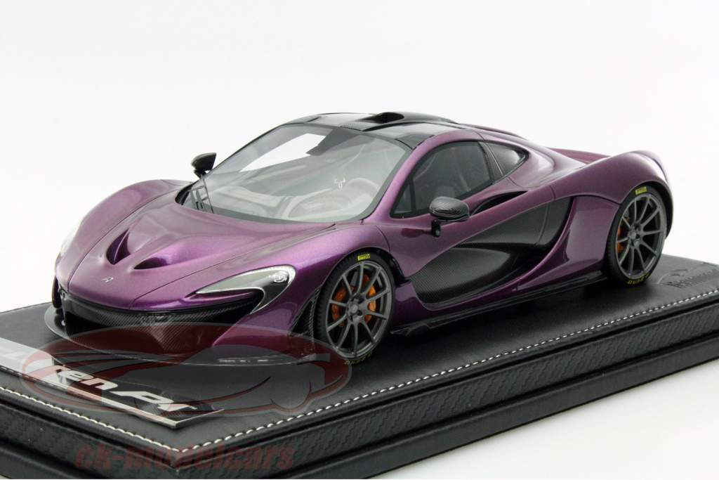 McLaren P1 Year 2015 purple metallic 1:18 Tecnomodel