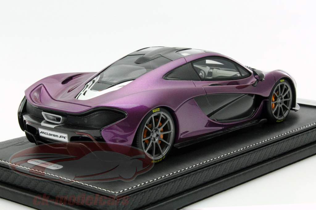 McLaren P1 Year 2015 purple metallic 1:18 Tecnomodel