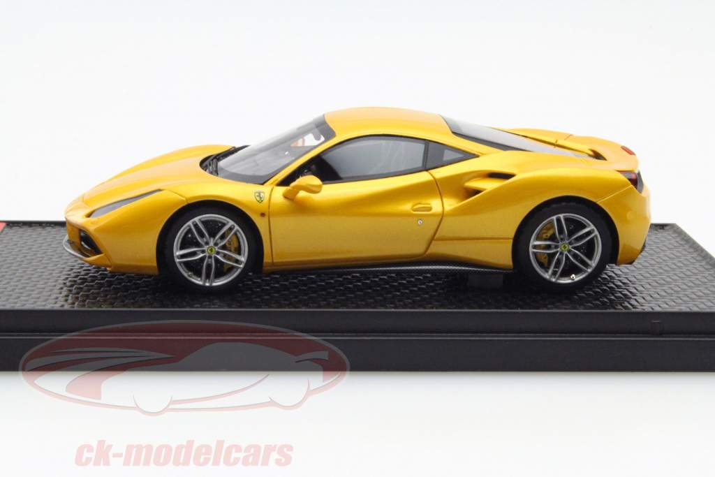 Ferrari 488 GTB Anno 2015 giallo 1:43 BBR
