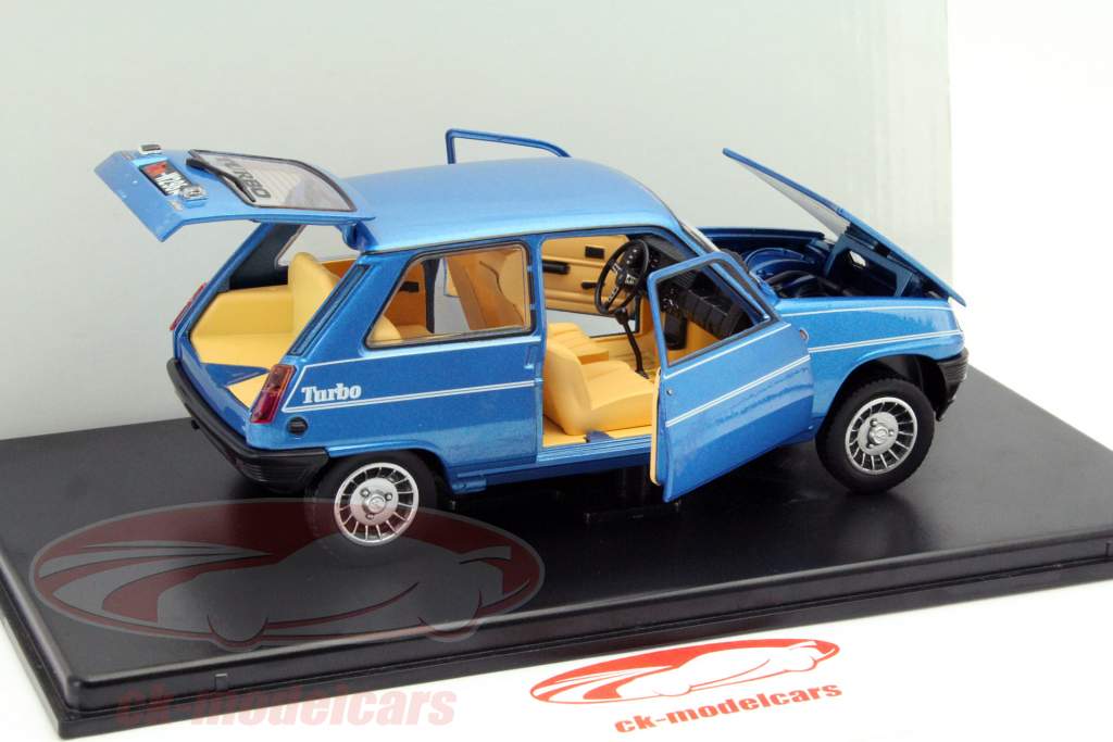 Renault R5 Alpine Turbo Год 1982 синий 1:24 Leo Models