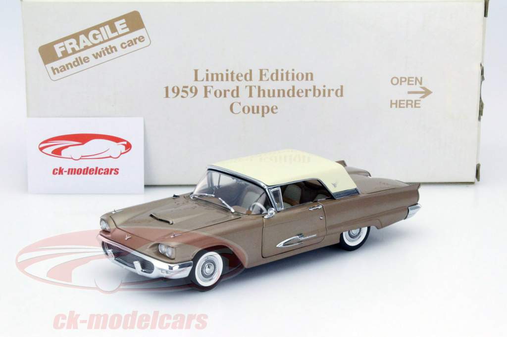 Ford Thunderbird Coupe Année 1959 bronze 1:24 Danbury Mint
