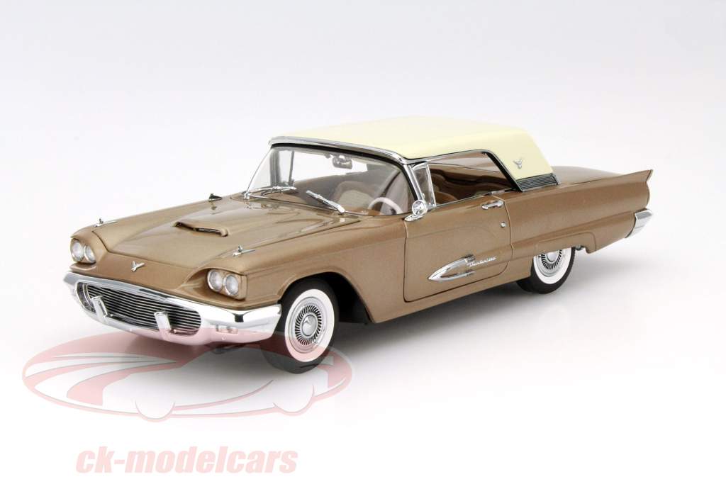 Ford Thunderbird Coupe Jaar 1959 bronzen 1:24 Danbury Mint
