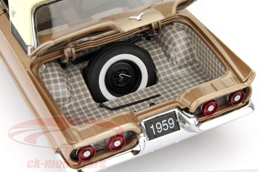 Ford Thunderbird Coupe Year 1959 bronze 1:24 Danbury Mint