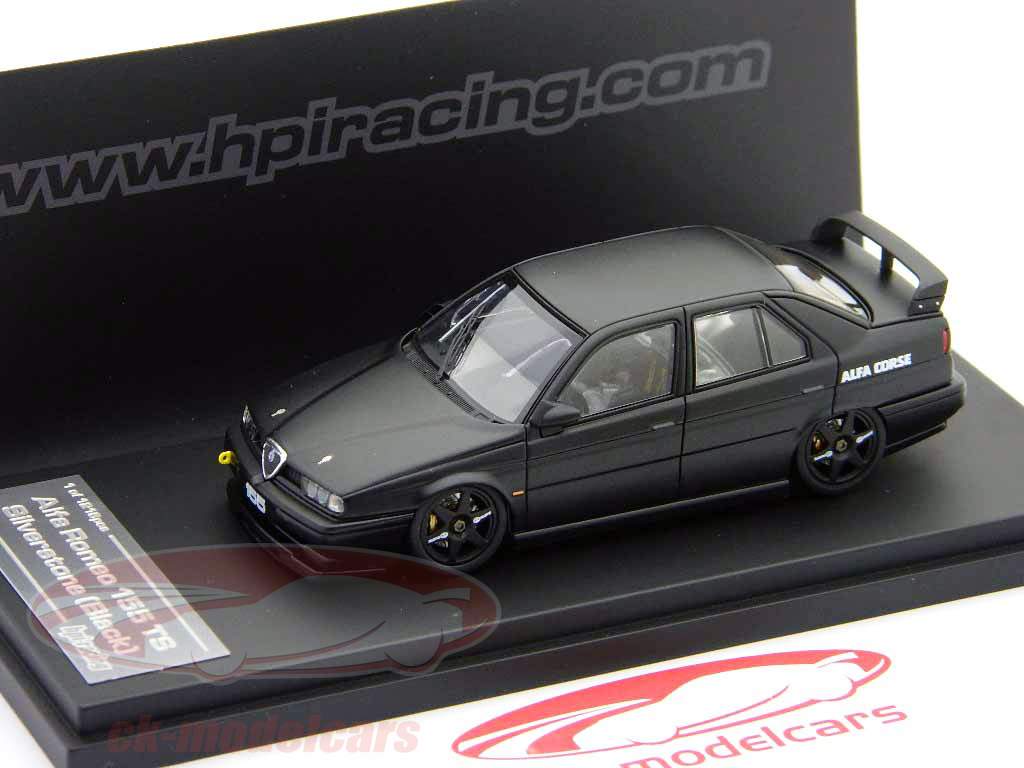 Alfa Romeo 155TS Silverstone Plain Body Version Matte Black 1:43 HPI