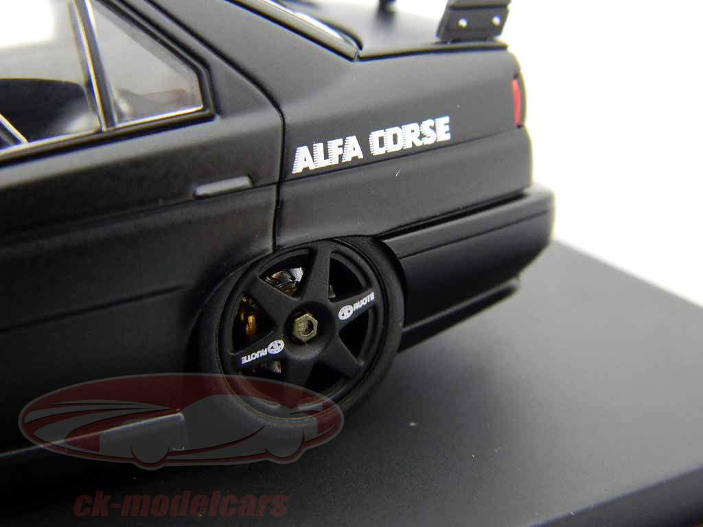 Alfa Romeo 155TS Silverstone Plain Body Version Matte Black 1:43 HPI