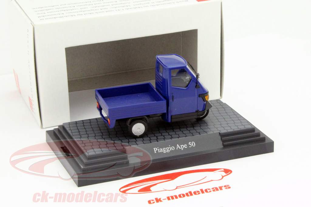 比亚乔 Ape 50 深蓝色 1:43 德国普旭 Busch