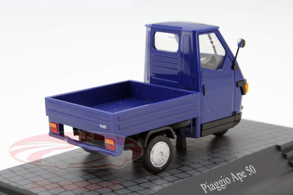 比亚乔 Ape 50 深蓝色 1:43 德国普旭 Busch