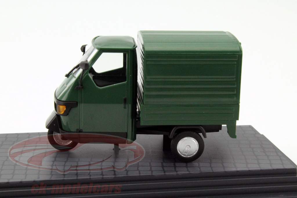 比亚乔 Ape 50 箱卡车 绿色 1:43 德国普旭 Busch