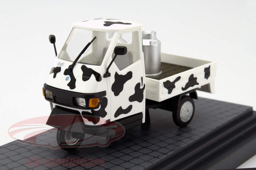 比亚乔 Ape 50 奶牛斑纹卡车 1:43 德国普旭 Busch
